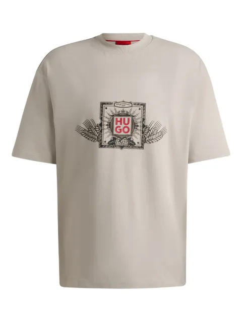 HUGO Camiseta Deytimo com estampa