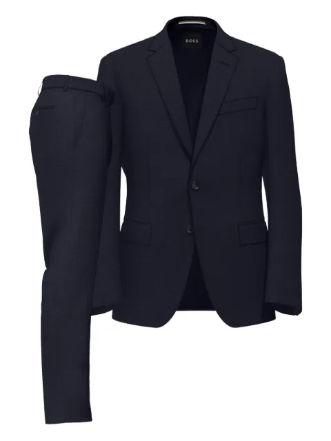 BOSS Terno com abotoamento simples