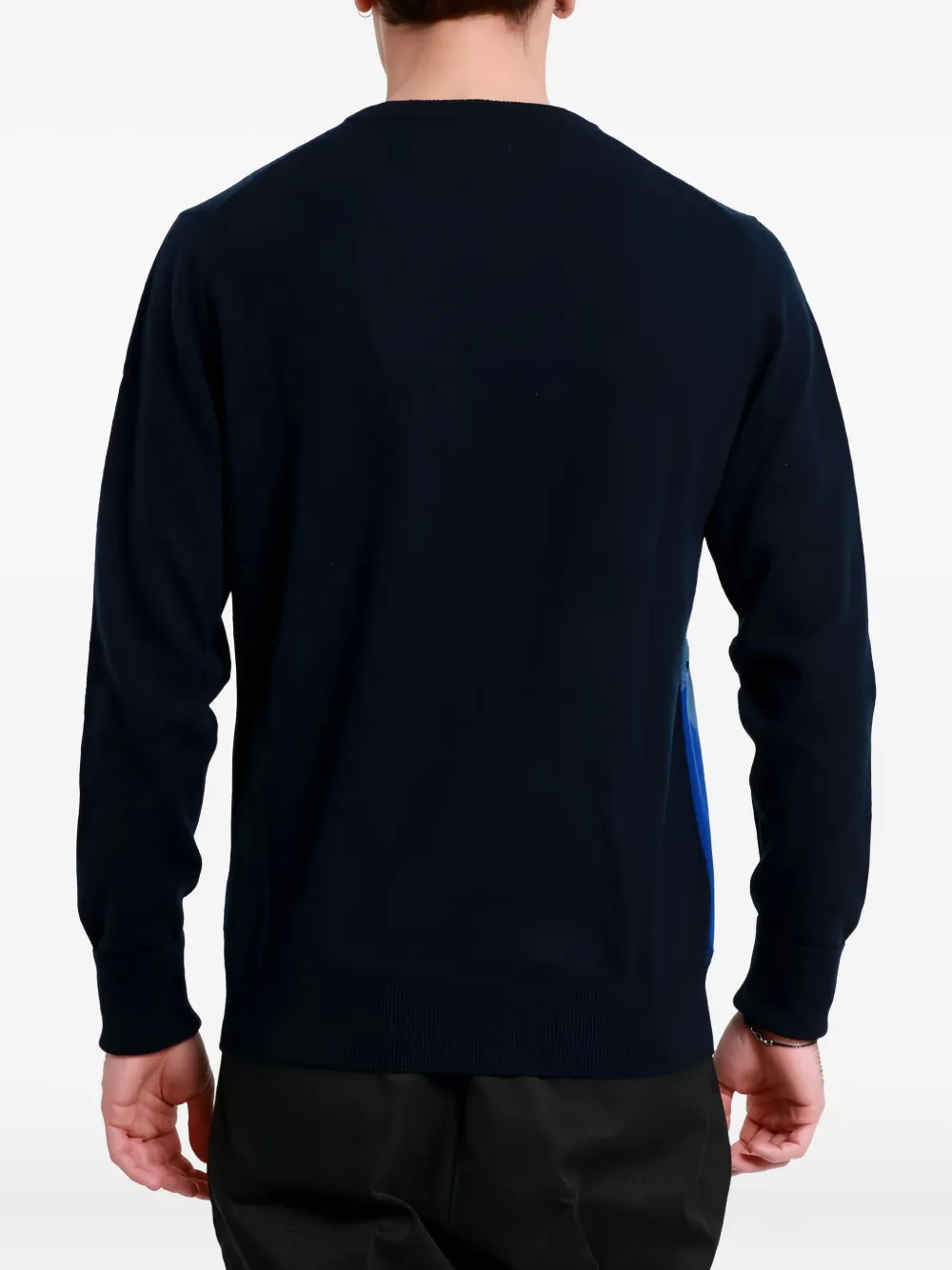 Ballantyne Trui met argyle patroon Blauw