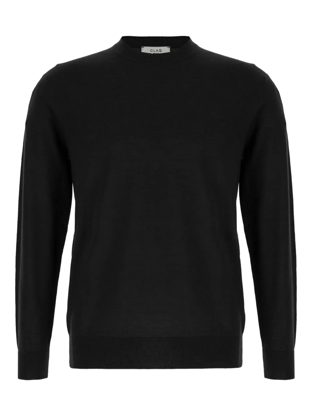 CLAQ crew-neck sweater | Black | Image 1