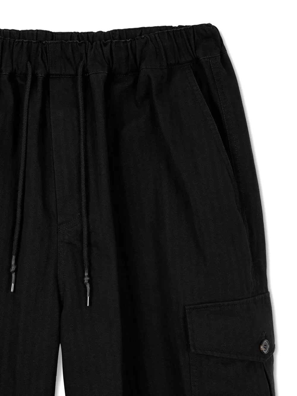 Studio Tomboy String-banded Trousers In Black