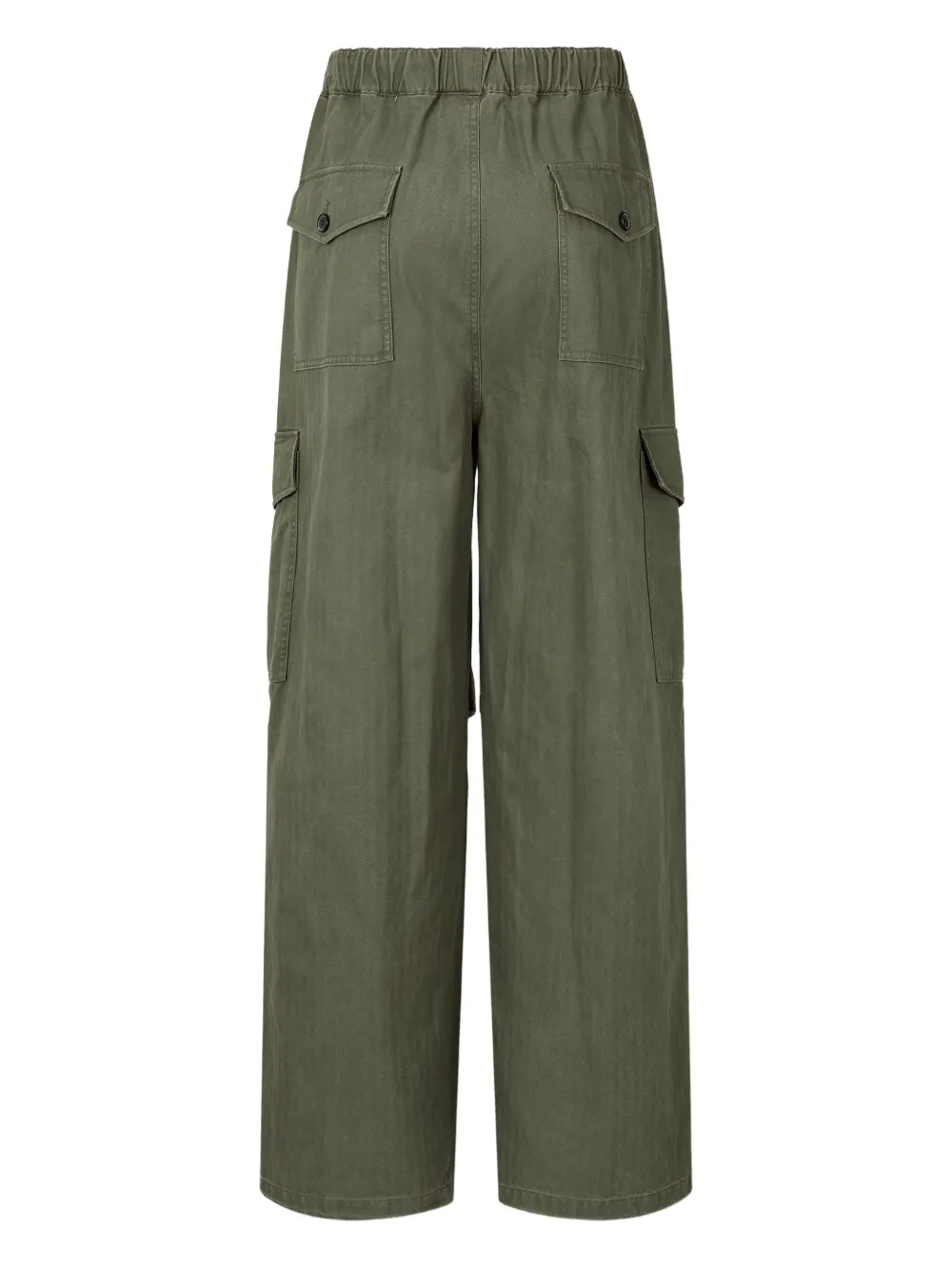 STUDIO TOMBOY drawstring-waist cargo trousers - Groen