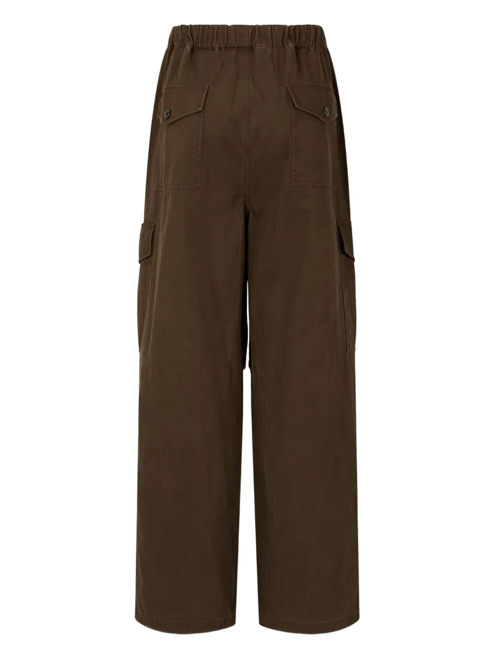 STUDIO TOMBOY patch-pocket drawstring cargo trousers - Bruin