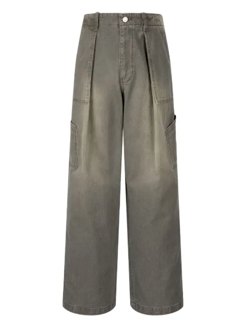 STUDIO TOMBOY pantalones anchos cargo con bolsillos