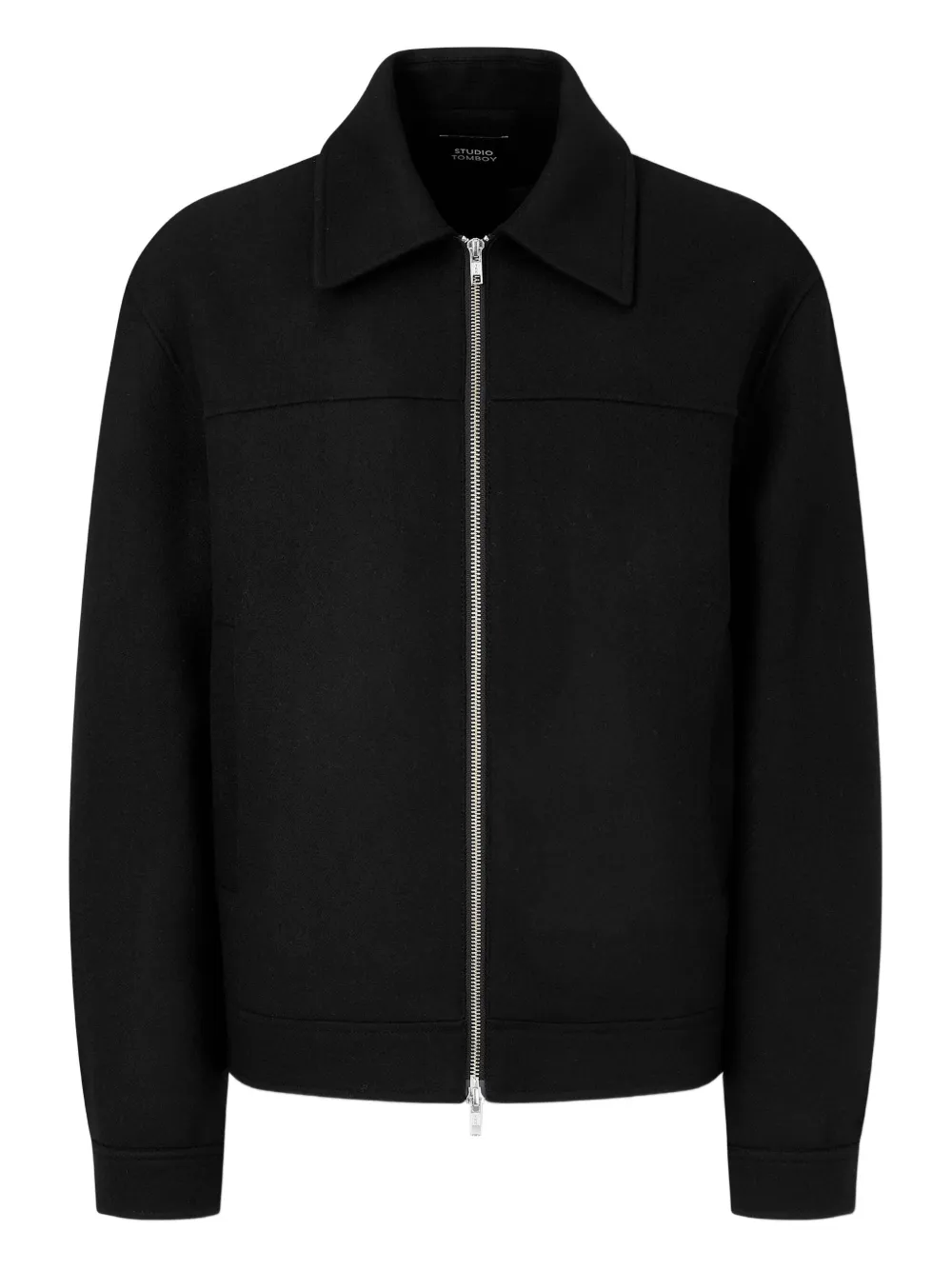 STUDIO TOMBOY zip-up wool jacket | Black | Image 1