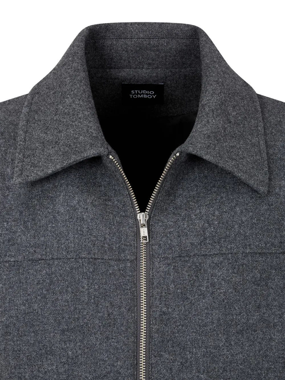 STUDIO TOMBOY Jack met rits Grijs