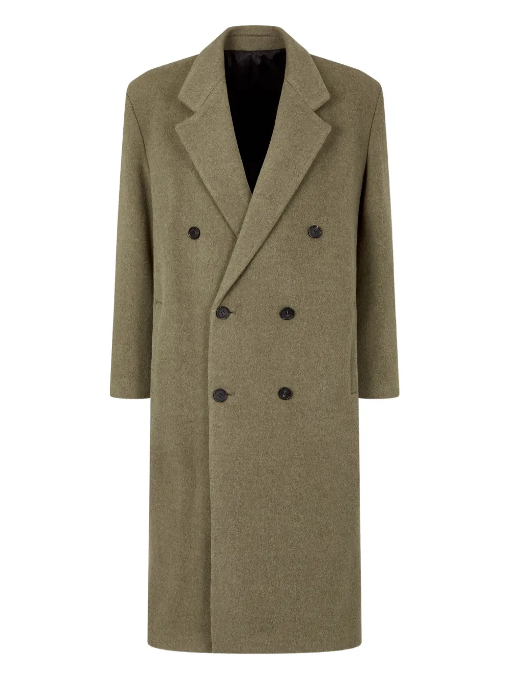 Studio Tomboy Double-breasted Coat In Brown