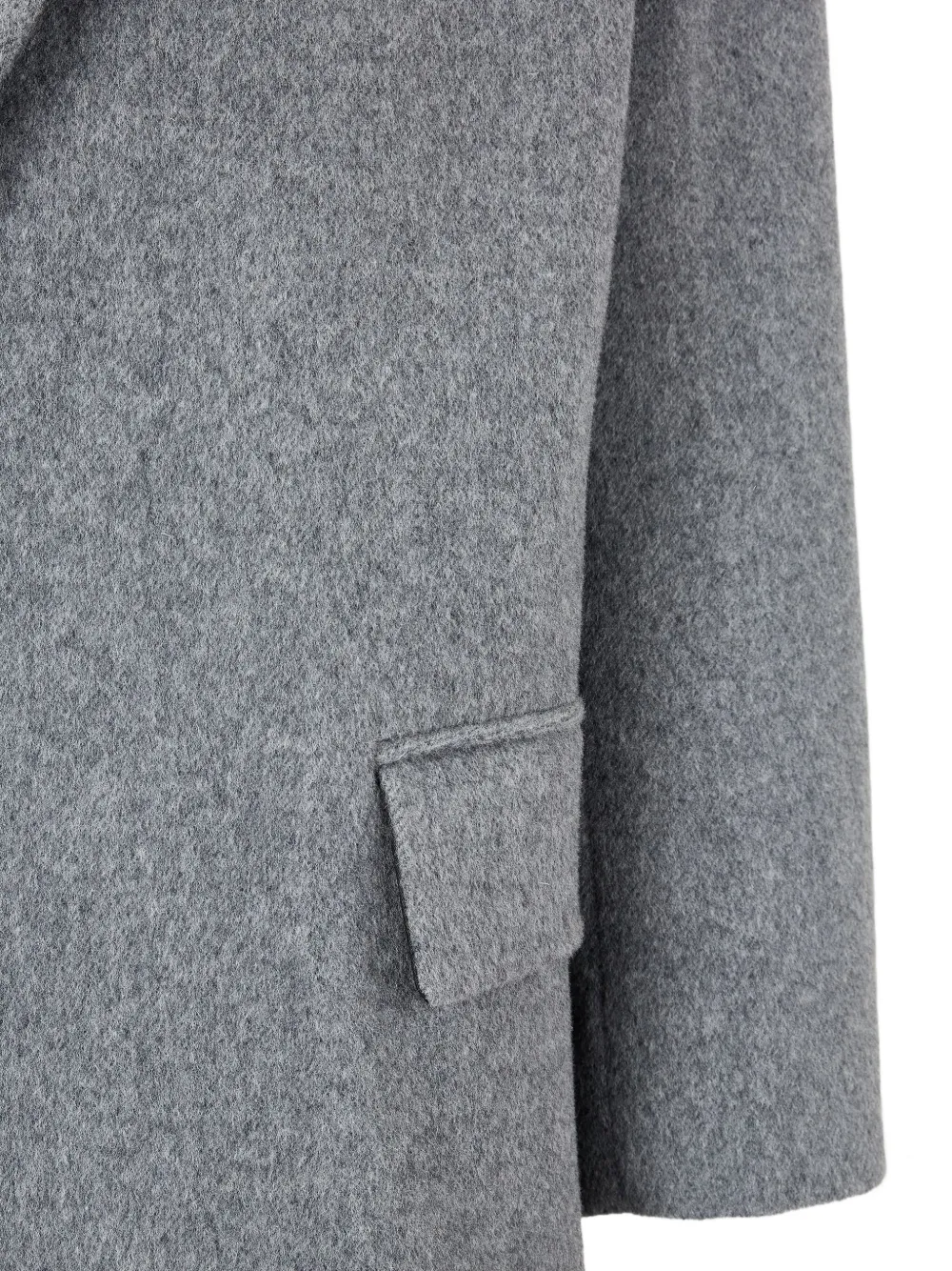 Studio Tomboy Tailored Single-breasted Coat In Gray