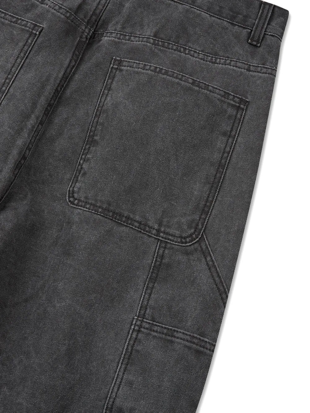 Studio Tomboy Washed Cotton Jeans In Black