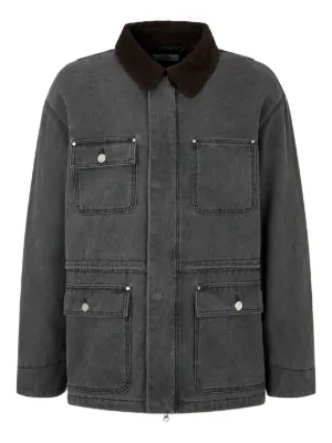 Yohji Yamamoto x New Era logo-print Jacket | Black | FARFETCH
