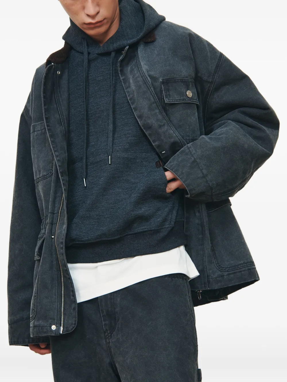 STUDIO TOMBOY corduroy-collar pocket jacket | Shirt Jackets | Image 2