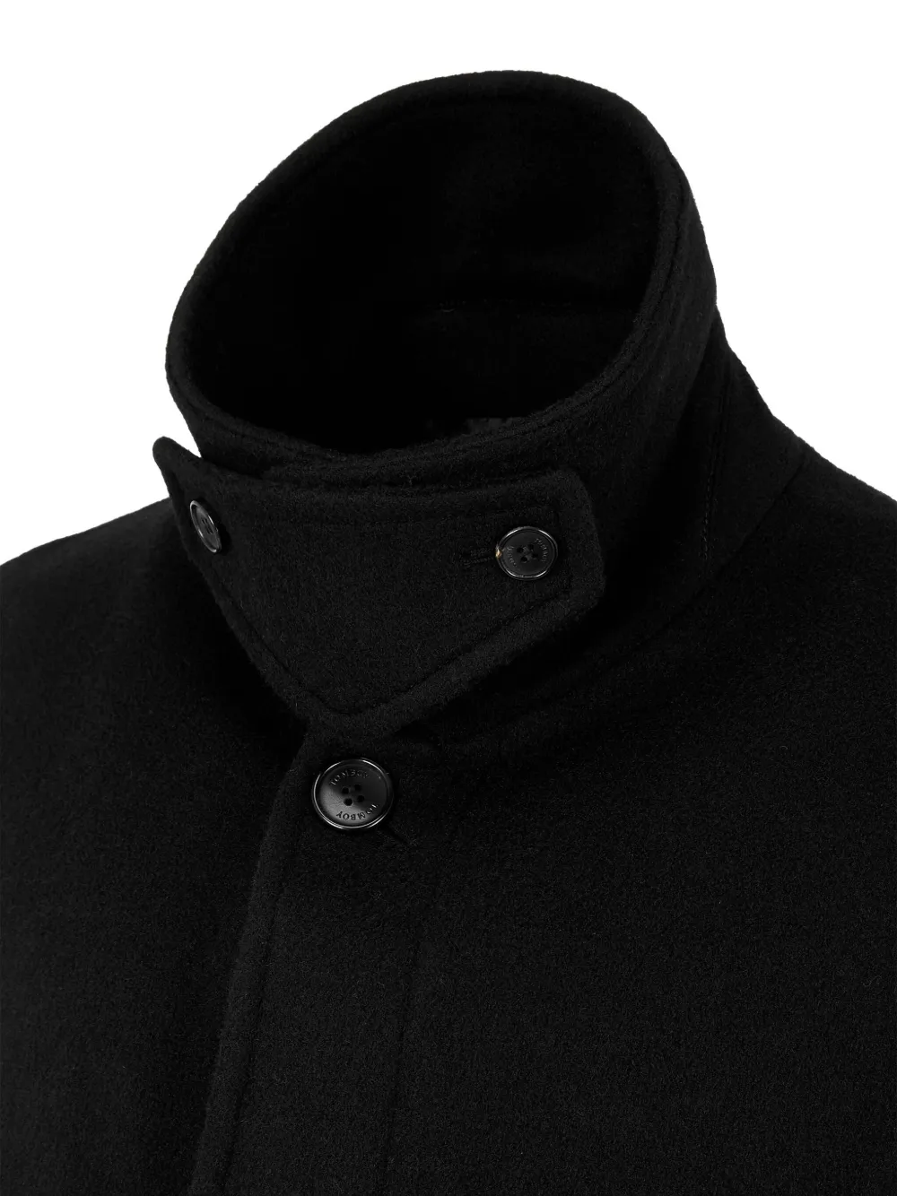 STUDIO TOMBOY Jas met paspelzak en knopen Zwart