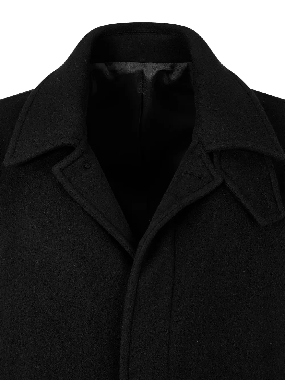 STUDIO TOMBOY Jas met paspelzak en knopen Zwart