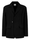 STUDIO TOMBOY darted patch-pocket blazer - Black