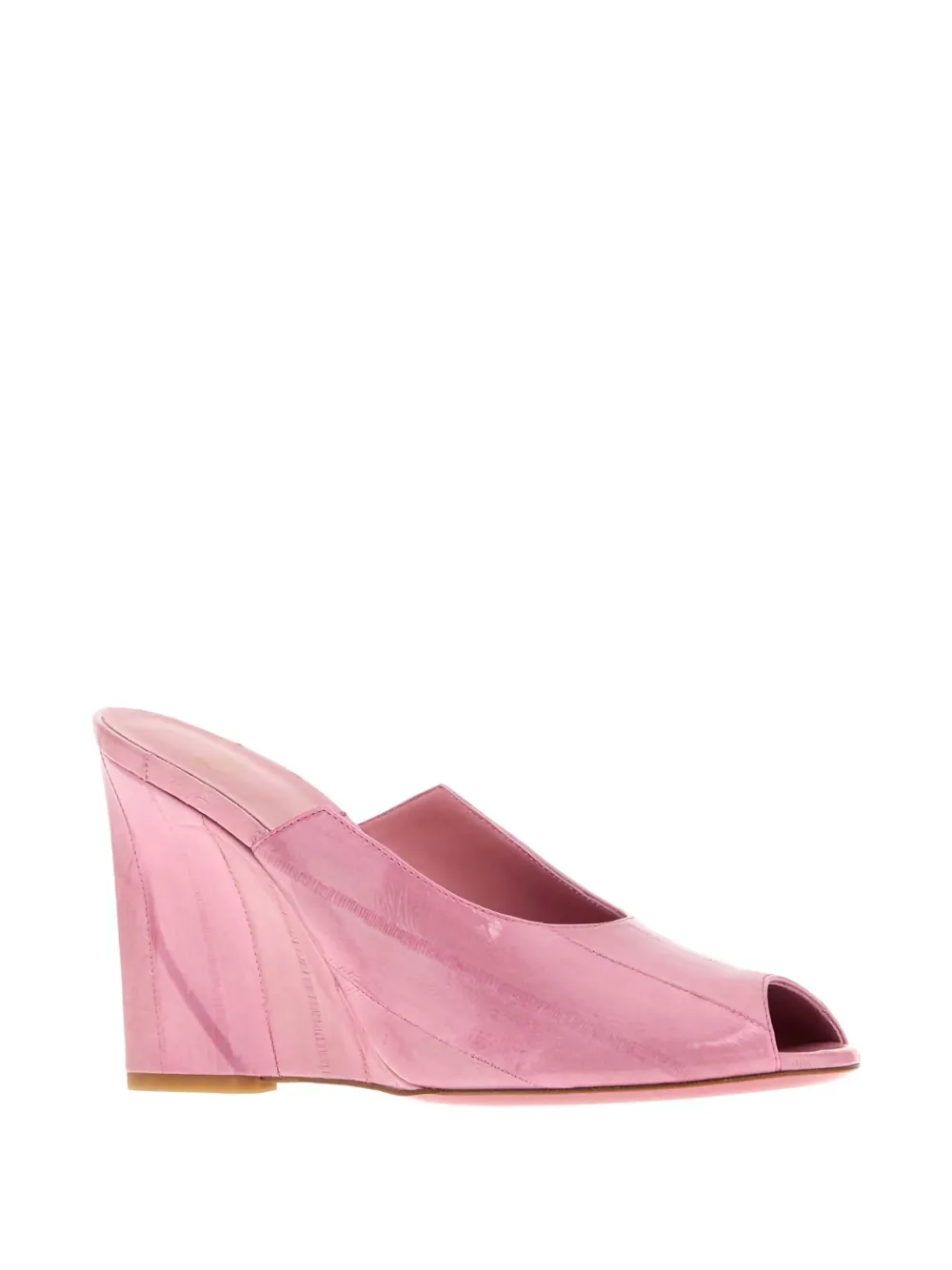 FENDI 90mm leather open-toe sandals Pink