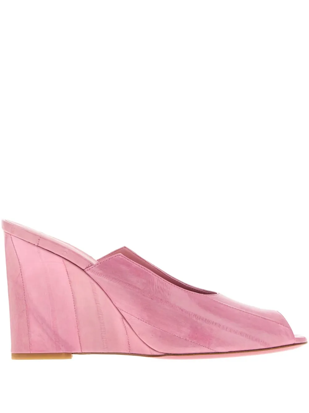 FENDI 90mm leather open-toe sandals Pink