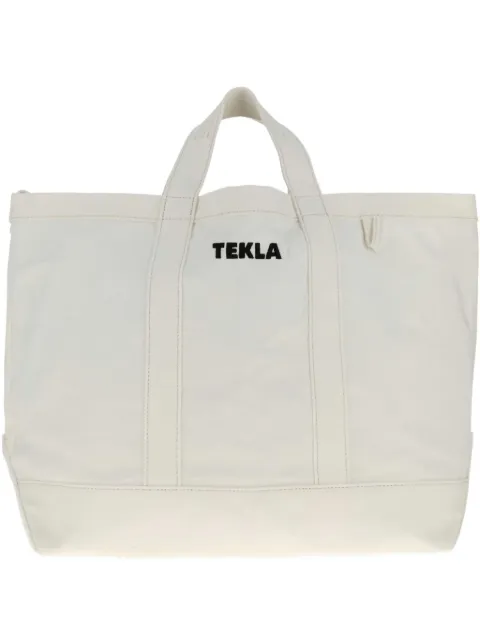 TEKLA logo-print tote bag