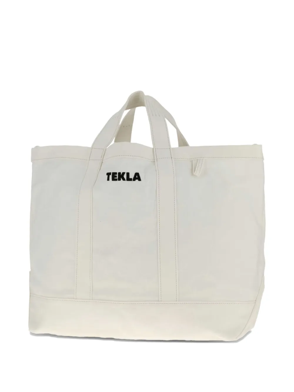 【TEKLA】 tote bag TEKLA logo-print Tote Bag | White | FARFETCH