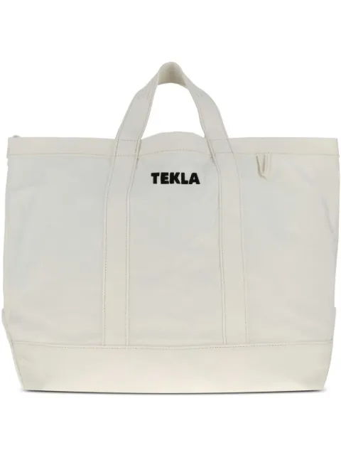 TEKLA logo-print tote bag