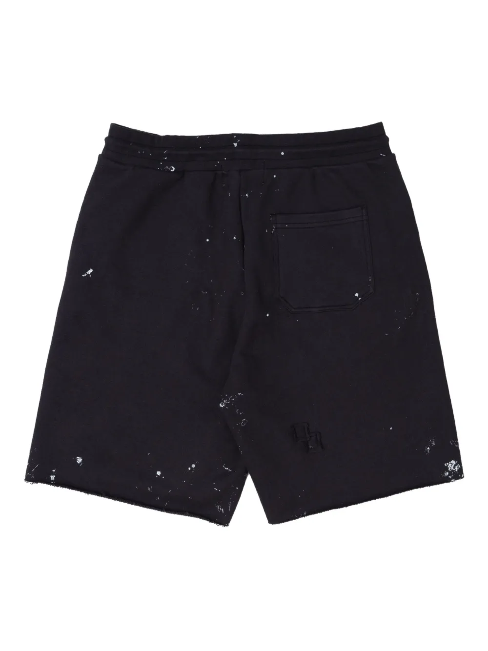 DOMREBEL Trainingsshorts met verfspatten Zwart