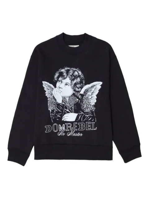 DOMREBEL Lil Reb cherub-print sweatshirt