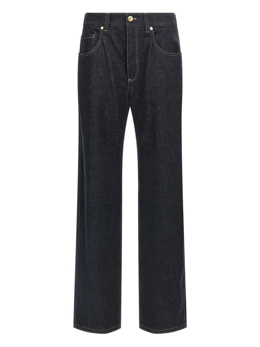 Brunello Cucinelli monile-detailed jeans - Blu
