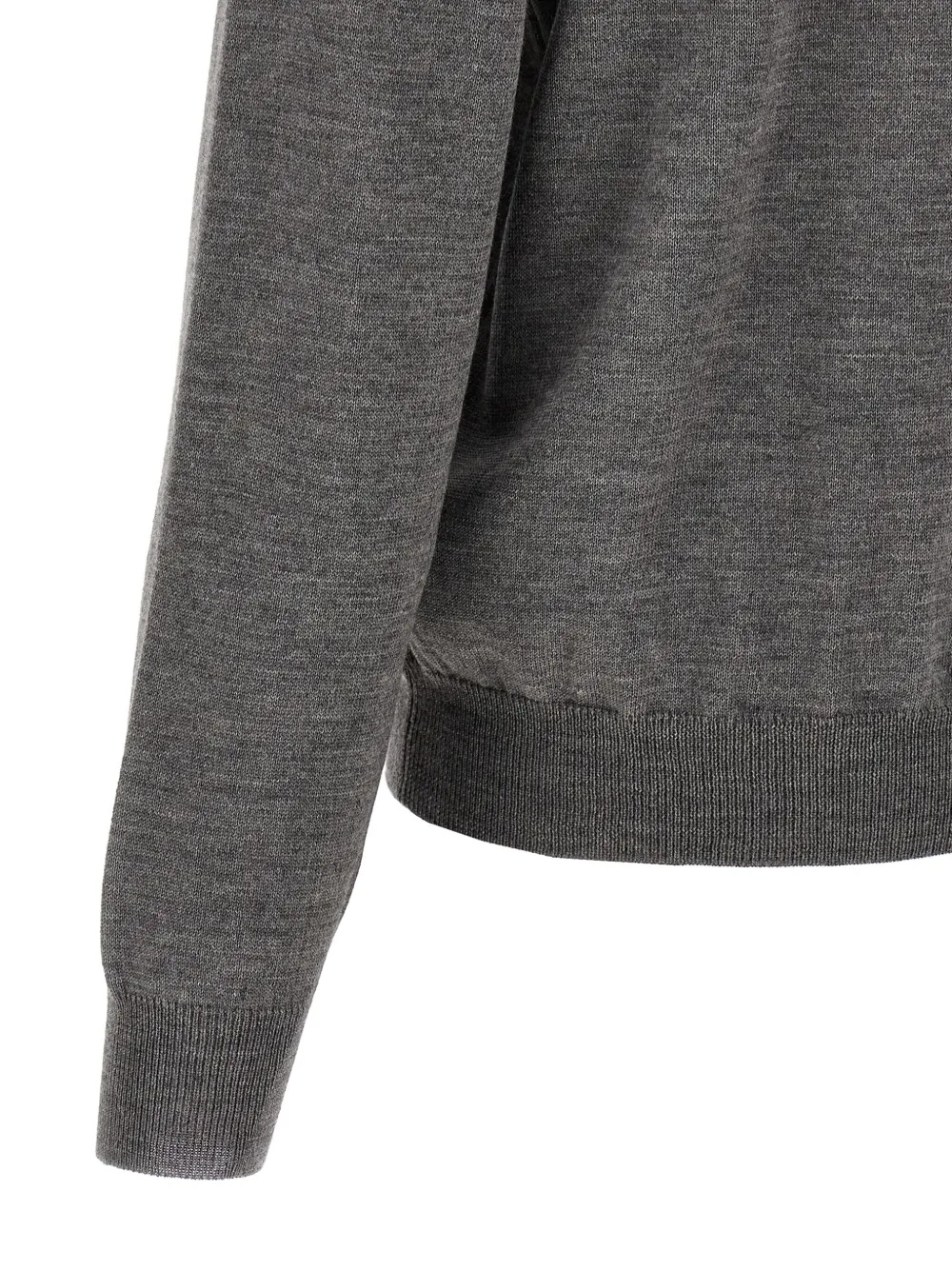 Magliano Graphic Design Crew Neck Long Sleeve Sweater In Gray