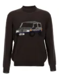 Magliano Pandino-jacquard sweater - Brown