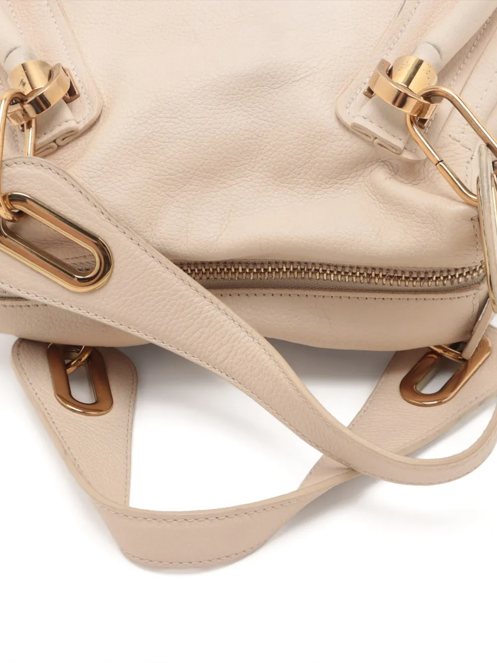 Pre-owned Chloé 2010-2020 Paraty 2way Tote Bag In Sand