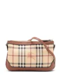 Burberry Pre-Owned 2000-2020s check-pattern leather shoulder bag - Neutrals