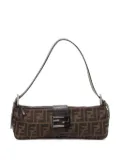 Fendi Pre-Owned 1980-1990 Zucca Baguette shoulder bag - Brown