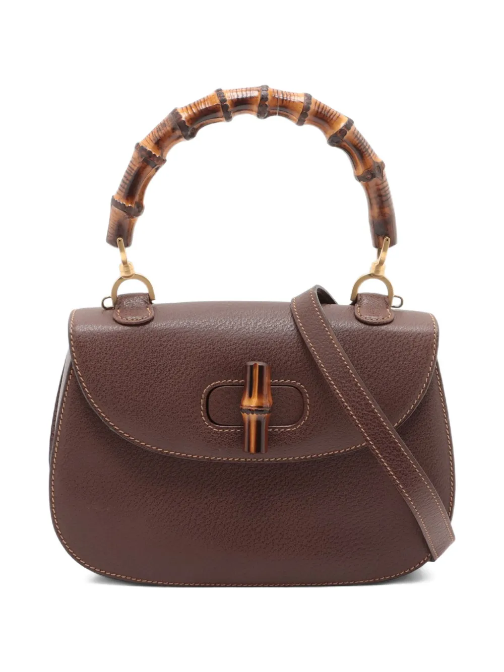 Gucci Pre-Owned 1980-1990 バンブーハンドバッグ - ブラウン Gucci Pre-Owned 1980-1990 バンブーハンドバッグ - ブラウン