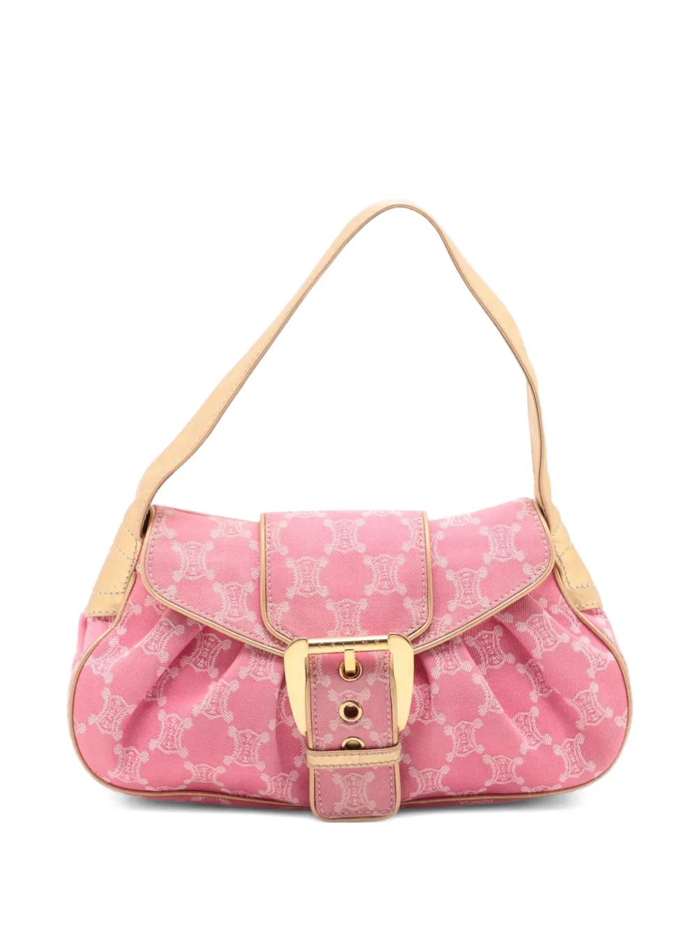 Celine Pre-Owned  1980-1990s Macadam shoulder bag | Pink | Image 1