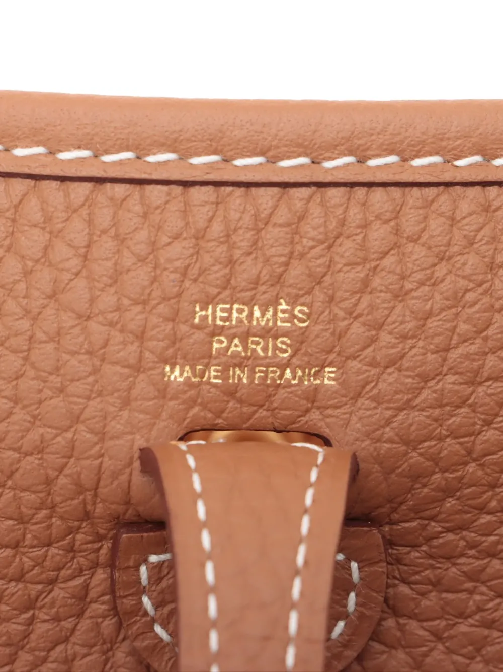 Pre-owned Hermes 2021 Evelyn Tpm Cross Body Bag In Brown