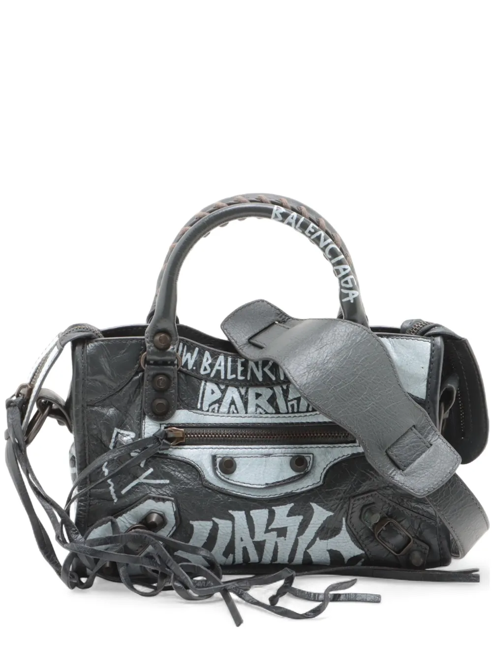 Balenciaga Pre-Owned  2010-2020s mini City 2way Graphitte tote bag | Black | Image 1