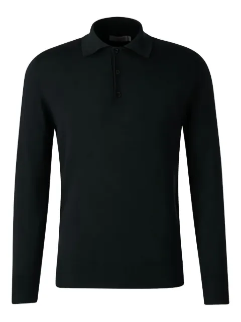 Canali long-sleeve polo shirt