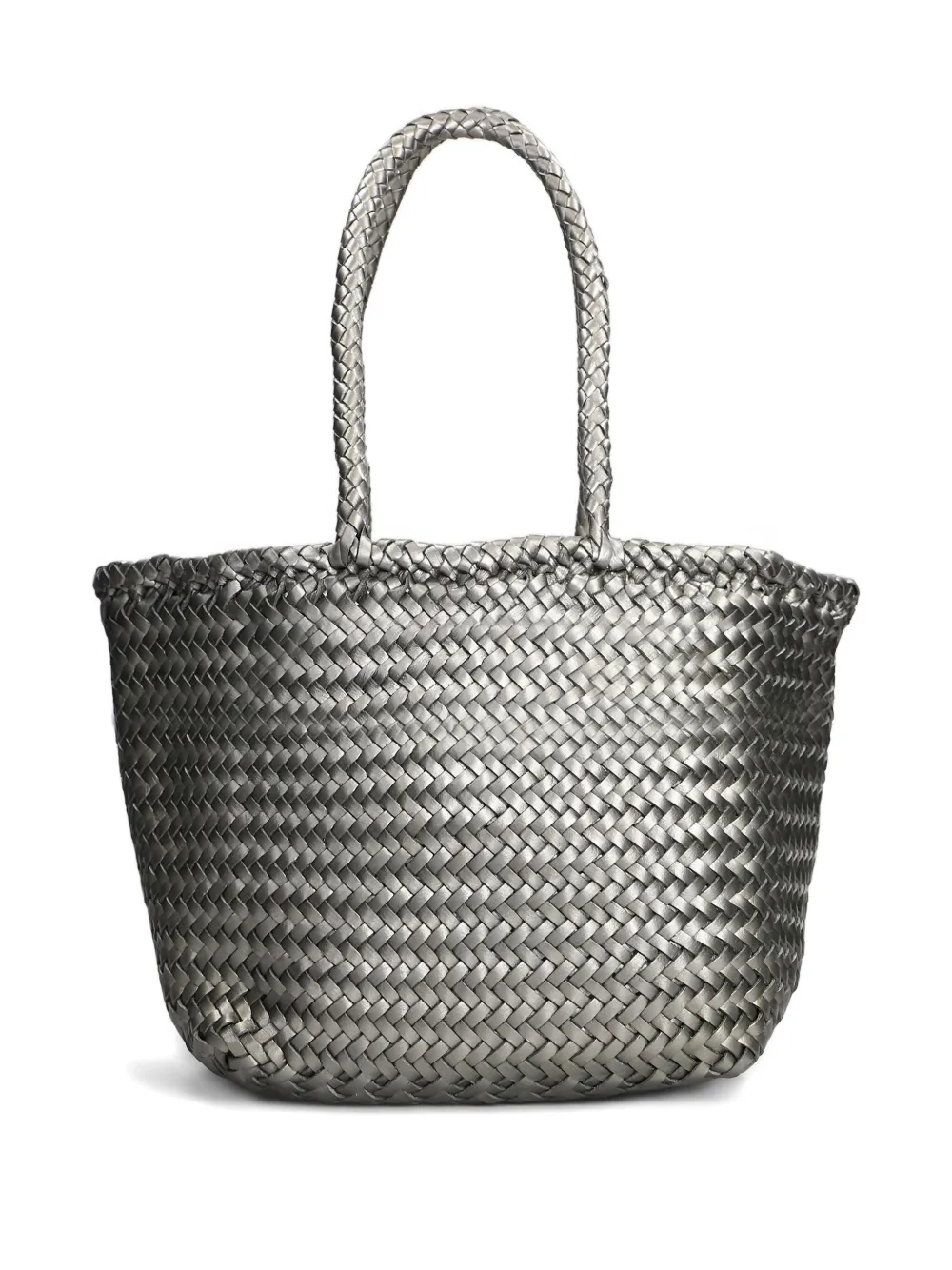 Dragon Diffusion Woven Tote Bag In Gray
