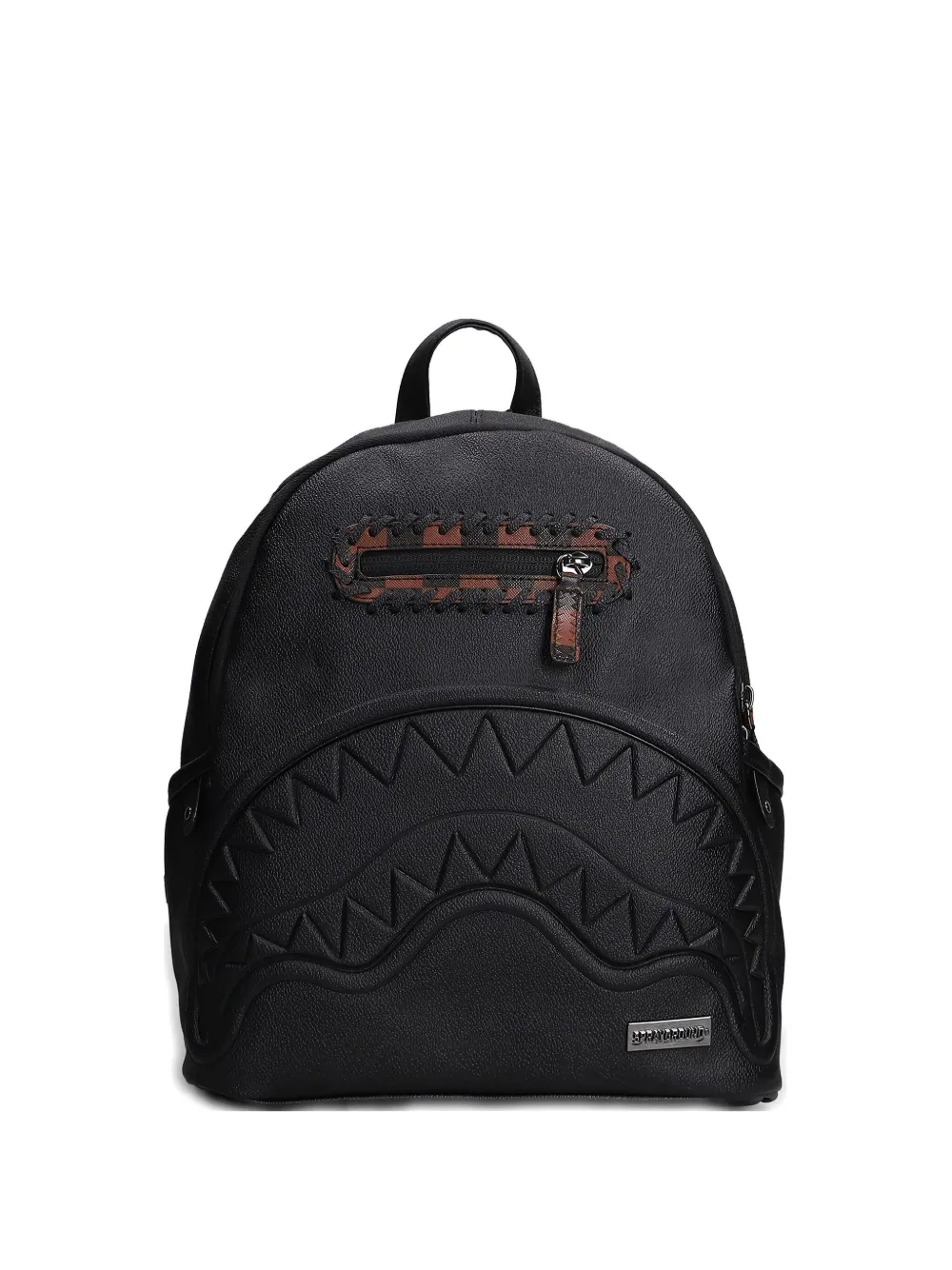Sprayground Embossed-effect Zip-around Backpack In Black