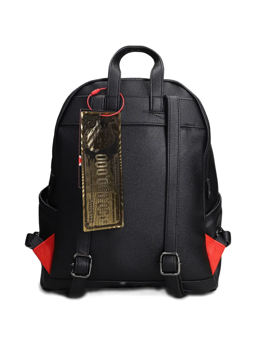 Sprayground Embossed-effect Zip-around Backpack In Black
