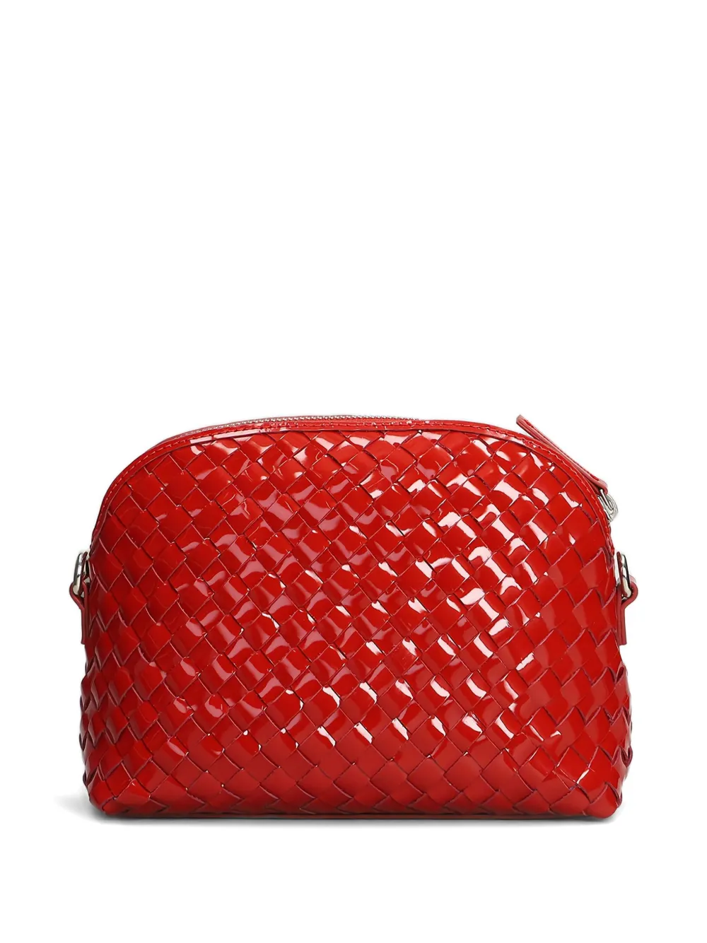 Dragon Diffusion Chunky Fellini Woven Cross Body Bag In Red