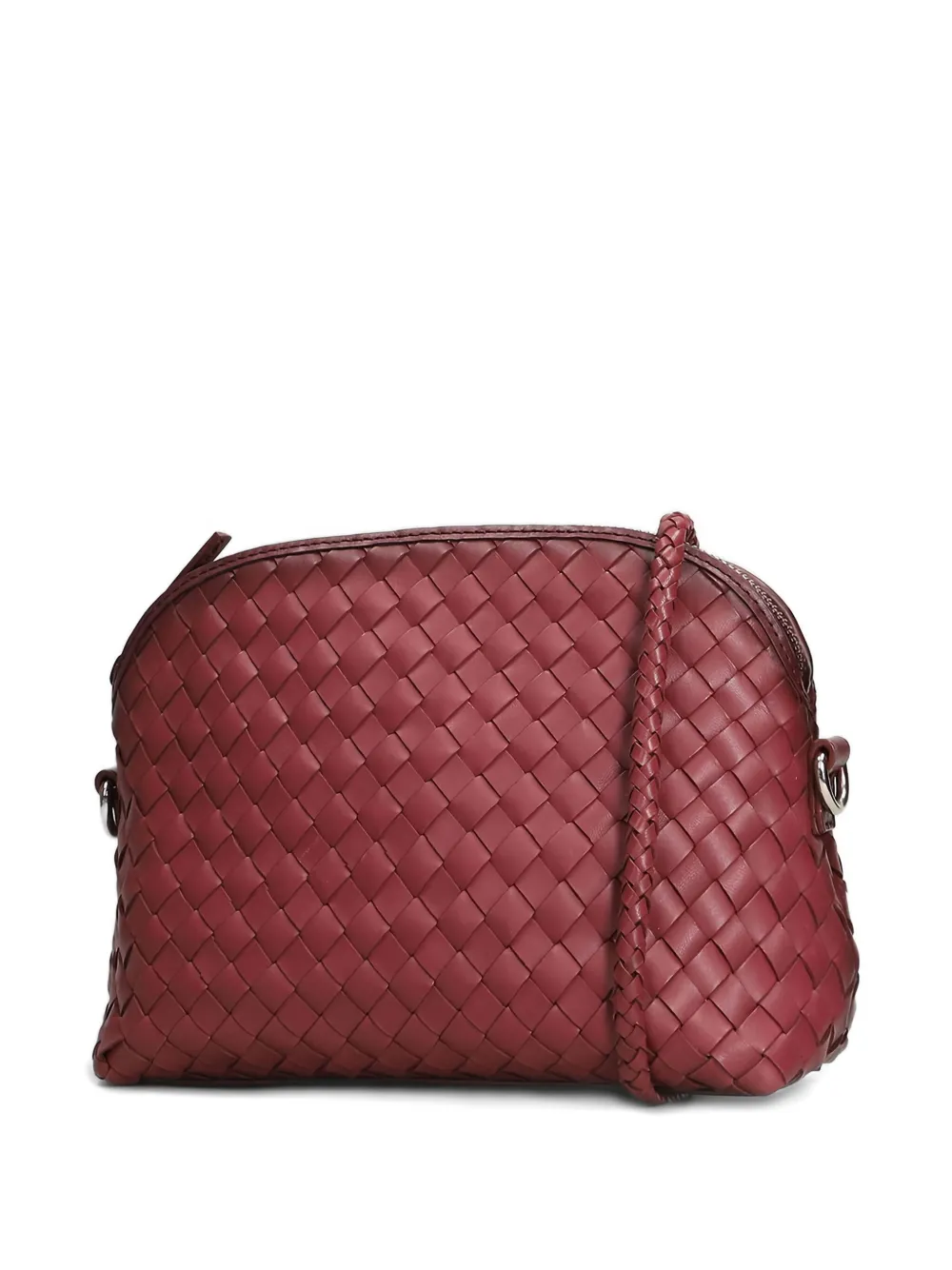 Dragon Diffusion Chunky Fellini Woven Cross Body Bag In Red