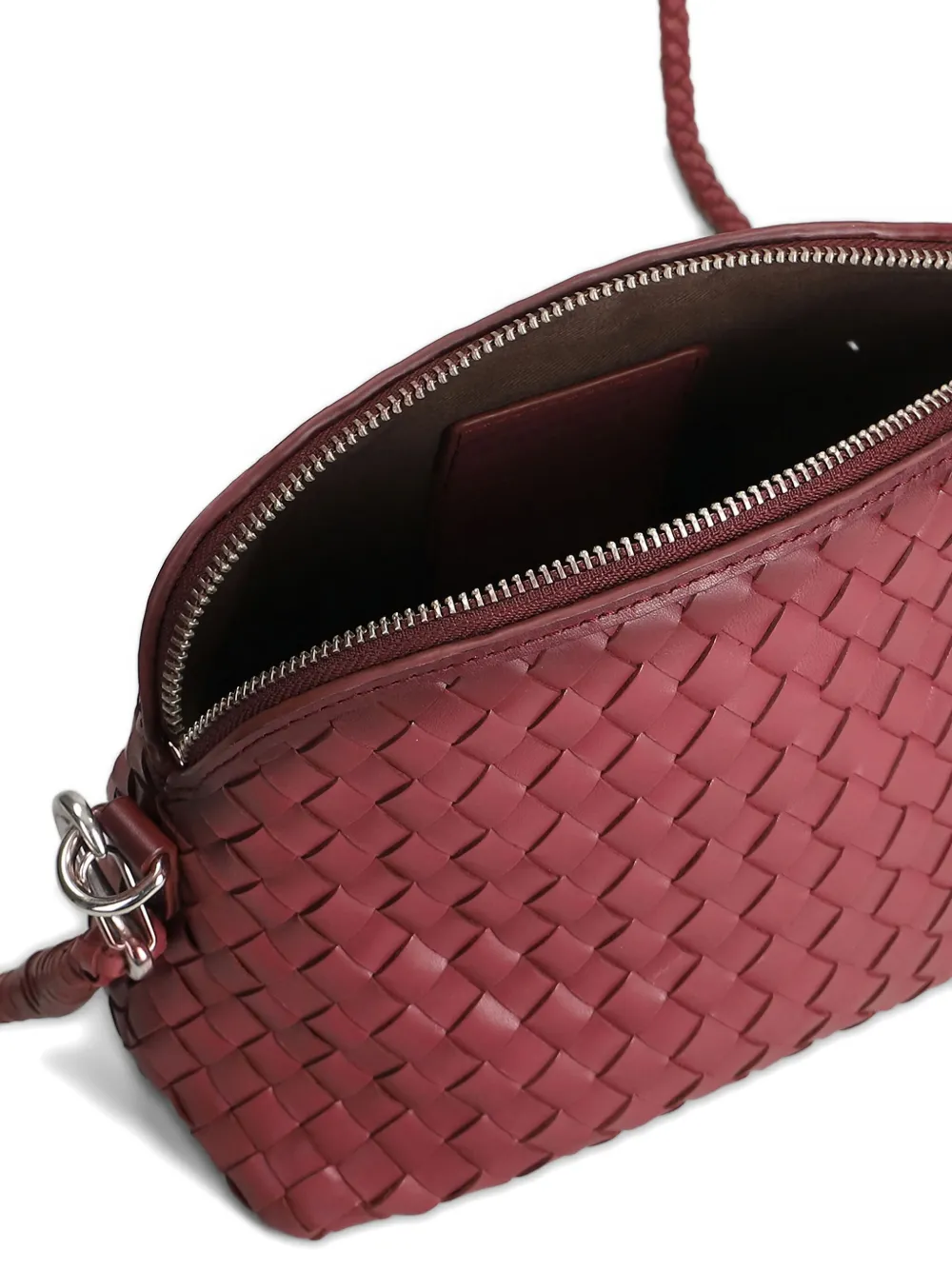 Dragon Diffusion Chunky Fellini Woven Cross Body Bag In Red