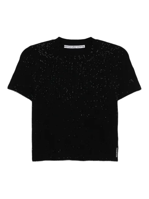 Alexander Wang crystal-embellished T-shirt