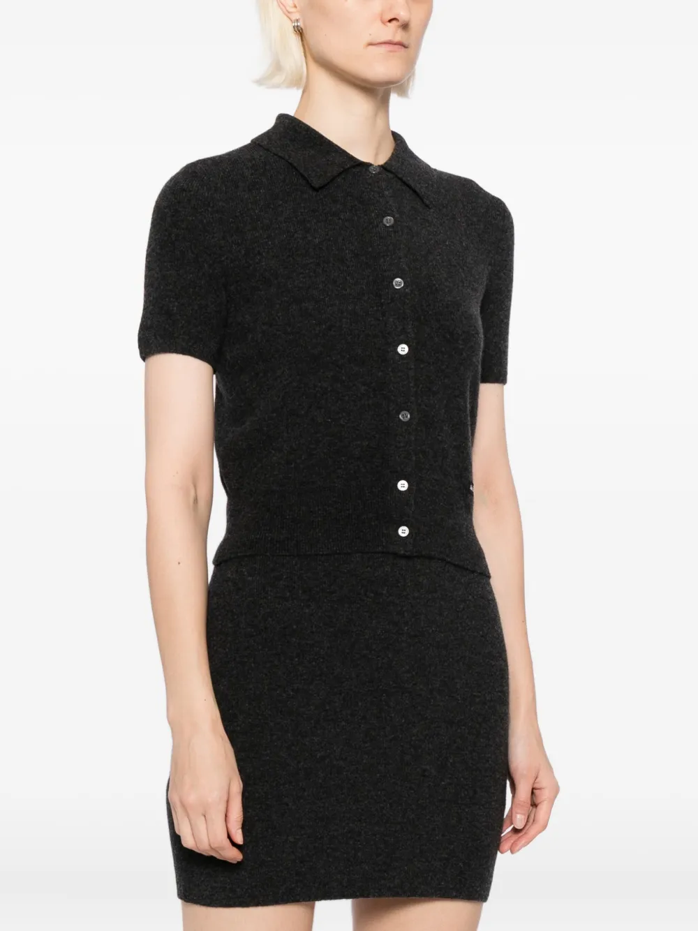 Alexander Wang Top met logopatch Grijs