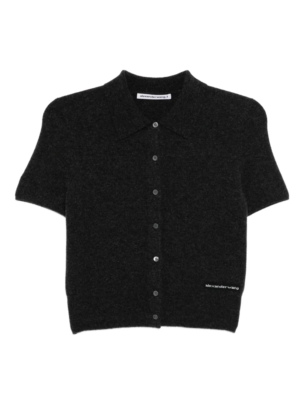 Alexander Wang logo-patched top | Grey | Image 1