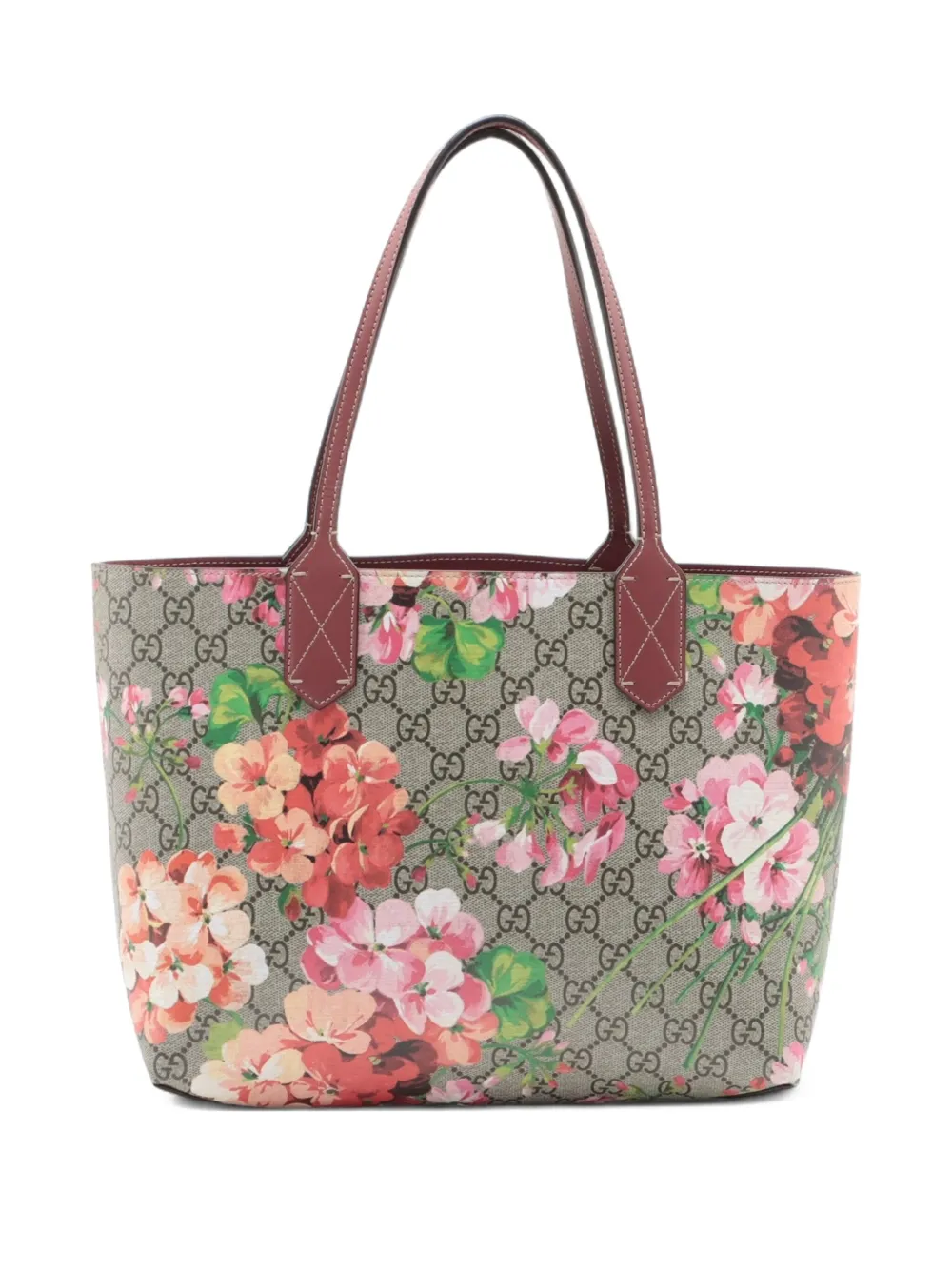 Gucci Pre-Owned 2000-2020 モノグラム フローラル ハンドバッグ - パープル Gucci Pre-Owned 2000-2020 モノグラム フローラル ハンドバッグ - パープル