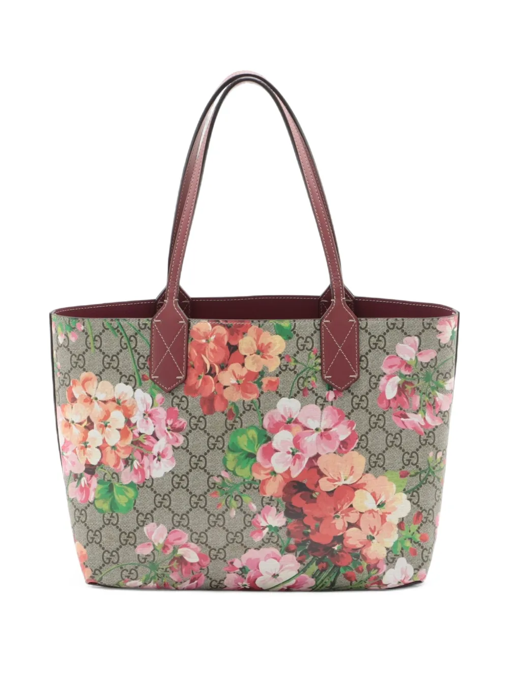 Gucci Pre-Owned 2000-2020 floral-print monogram tote bag | Image 2