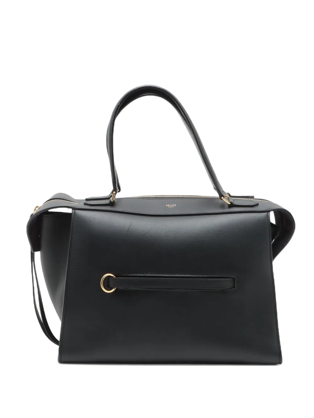 Celine Pre-Owned 2010-2020 リングディテール ハンドバッグ - ブラック Celine Pre-Owned 2010-2020 リングディテール ハンドバッグ - ブラック