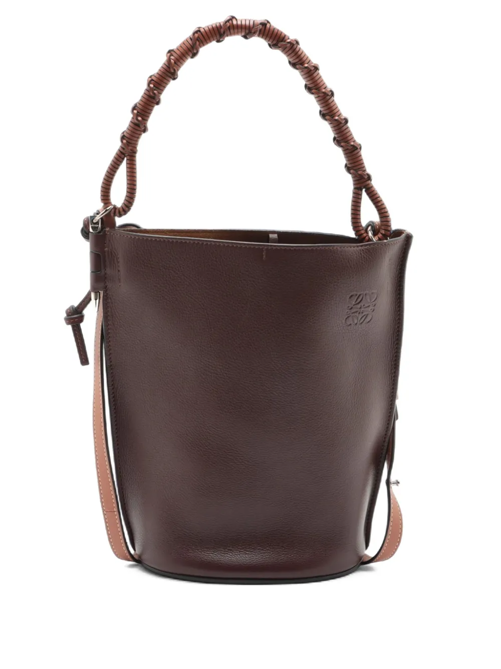Loewe Pre-Owned 2010-2020 braided-handle bucket bag | Brown | Image 1