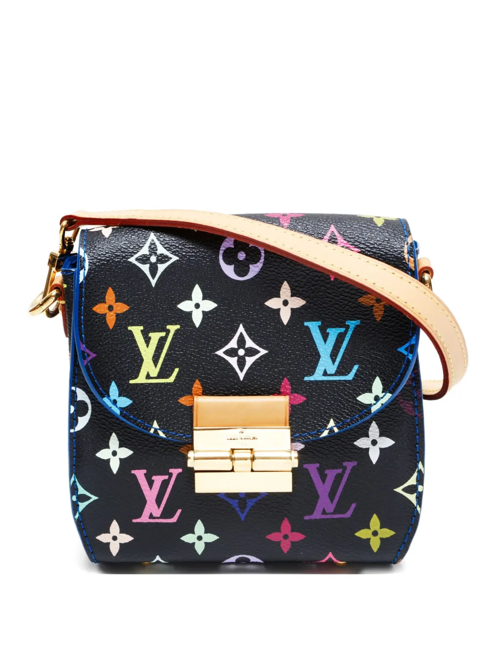 Louis Vuitton Pre-Owned 2012 x Takashi Murakami Heart Breaker shoulder bag | Black | Image 1
